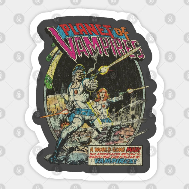 Planet of Vampires 1975 Sticker by JCD666